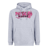 Heather Grey breast cancer physician Heavyweight Hoodie - texasbilliewilder