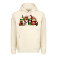 Sandshell Christmas snow coffee cups Premium Hoodie - Jasminsmagicworld