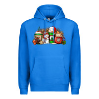True Royal Christmas snow coffee cups Premium Hoodie - Jasminsmagicworld