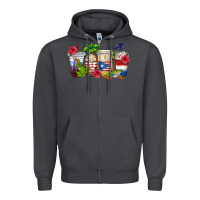 Smoke puerto rico coffee cups Zipper Hoodie - texasbilliewilder