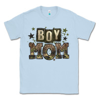 Dusty Blue boy mom Classic Tee - Zillion Design Studio