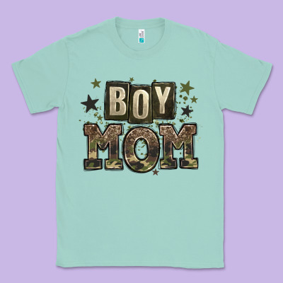 Boy Mom Classic Tee Designed By Zillion Design Studio