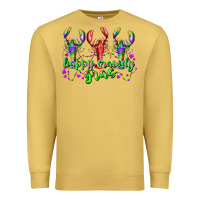 Antique Gold happy crawdy gras Premium Sweatshirt - RacoonDesign