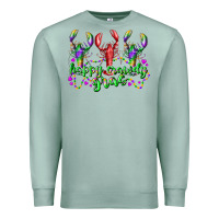 Seafoam happy crawdy gras Premium Sweatshirt - RacoonDesign