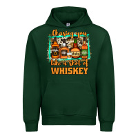 Forest Green Chasing You Like a Shot of Whiskey Urban Hoodie - Jasminsmagicworld