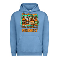 Pigment Pebble Blue Chasing You Like a Shot of Whiskey Urban Hoodie - Jasminsmagicworld
