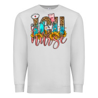 Dove Grey icu nurse Premium Sweatshirt - FaDigitalArtStudio