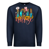 Navy icu nurse Premium Sweatshirt - FaDigitalArtStudio