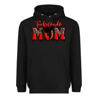 Black taekwondo mom Heavyweight Hoodie - Zillion Design Studio