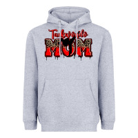 Heather Grey taekwondo mom Heavyweight Hoodie - Zillion Design Studio