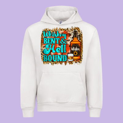 Whiskey Bent And Hell Bound Urban Hoodie Designed By Jasminsmagicworld