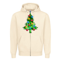 Sandshell sequin's christmas tree Zipper Hoodie - Zillion Design Studio