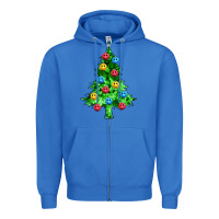 True Royal sequin's christmas tree Zipper Hoodie - Zillion Design Studio