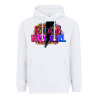 White retired hot girl Heavyweight Hoodie - Zillion Design Studio