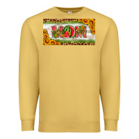 Antique Gold watermelon mom license plate Premium Sweatshirt - HRA Design Shop