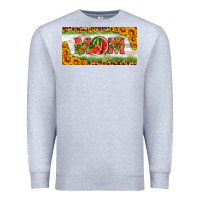 Heather Grey watermelon mom license plate Premium Sweatshirt - HRA Design Shop