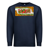 Navy watermelon mom license plate Premium Sweatshirt - HRA Design Shop