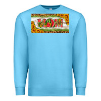 Ocean Blue watermelon mom license plate Premium Sweatshirt - HRA Design Shop