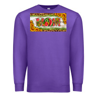 Purple watermelon mom license plate Premium Sweatshirt - HRA Design Shop