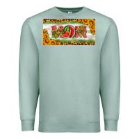 Seafoam watermelon mom license plate Premium Sweatshirt - HRA Design Shop