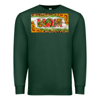 Sports Green watermelon mom license plate Premium Sweatshirt - HRA Design Shop