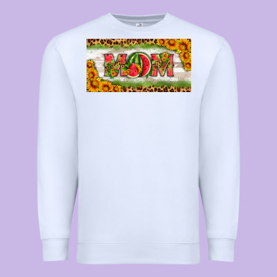 Watermelon Mom License Plate Premium Sweatshirt Designed By Hra Design Shop