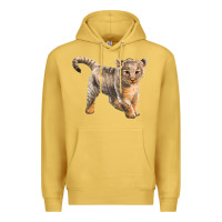 Antique Gold baby lion Premium Hoodie - LillyAllenDesigns