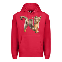Cardinal baby lion Premium Hoodie - LillyAllenDesigns