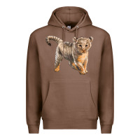 Chestnut baby lion Premium Hoodie - LillyAllenDesigns