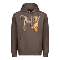 Coffee baby lion Premium Hoodie - LillyAllenDesigns