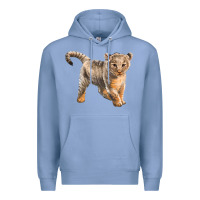 Colony Blue baby lion Premium Hoodie - LillyAllenDesigns
