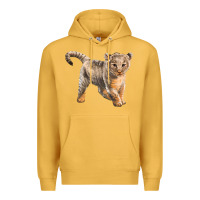 Mustard baby lion Premium Hoodie - LillyAllenDesigns