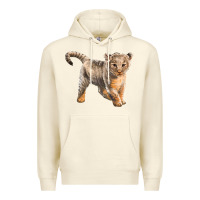 Sandshell baby lion Premium Hoodie - LillyAllenDesigns