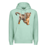 Seafoam baby lion Premium Hoodie - LillyAllenDesigns