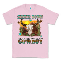 Bubblegum Pink simmer down cowboy Classic Tee - texasbilliewilder