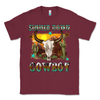 Burgundy simmer down cowboy Classic Tee - texasbilliewilder