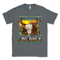 Charcoal Heather simmer down cowboy Classic Tee - texasbilliewilder