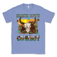 Colony Blue simmer down cowboy Classic Tee - texasbilliewilder