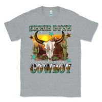 Heather Grey simmer down cowboy Classic Tee - texasbilliewilder
