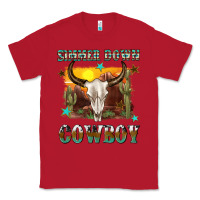 Red simmer down cowboy Classic Tee - texasbilliewilder