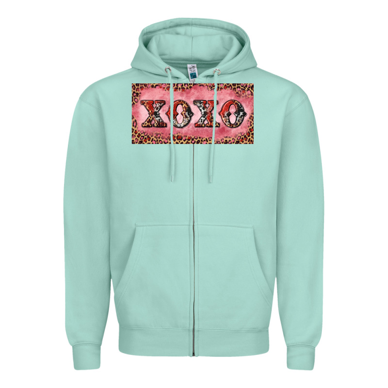 Xoxo Cowhide And Leopard Zipper Hoodie by RanaPortraitStore | Teevron
