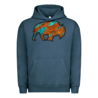 Pigment Midnight Navy bison Urban Hoodie - Jasminsmagicworld