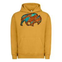 Pigment Peanut Butter bison Urban Hoodie - Jasminsmagicworld