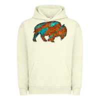 Pigment Pistachio bison Urban Hoodie - Jasminsmagicworld