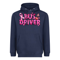 Navy breast cancer bus driver Heavyweight Hoodie - texasbilliewilder