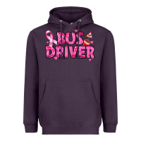 Plum breast cancer bus driver Heavyweight Hoodie - texasbilliewilder
