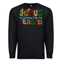 Black jesus the reason for the season Premium Sweatshirt - FaDigitalArtStudio