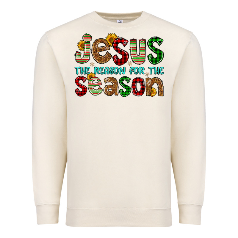 Jesus The Reason For The Season Premium Sweatshirt by FaDigitalArtStudio | Teevron