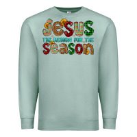 Seafoam jesus the reason for the season Premium Sweatshirt - FaDigitalArtStudio