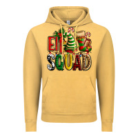 Vintage Mustard elf squad with elf hat and socks Vintage Hoodie - AdoDesignShop
